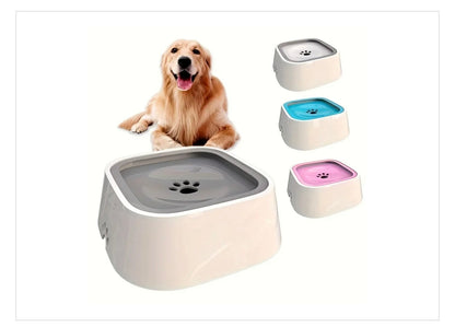 Spill Proof Dog Water Bowl, 35Oz No Spill Water Bowl for Dogs, 1L Slow Drinking Dog Water Bowl, Vehicle Travel Water Bowl