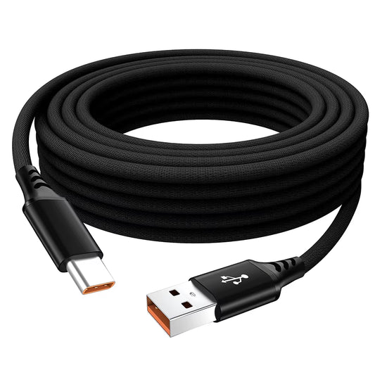 USB TYPE C Cable 5A Super Fast Charge Cable for Iphone 15 16 17 Full Range Huawei Samsung Oppo Oneplus Universal USB C Extension