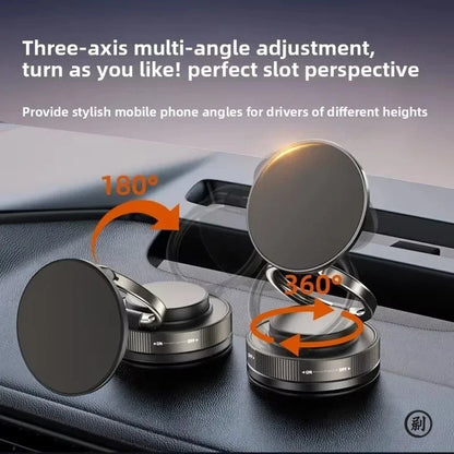 360° Vacuum Magnetic Phone Holder Suction Cup Car Mount with Foldable Stand LOT
