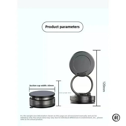 360° Vacuum Magnetic Phone Holder Suction Cup Car Mount with Foldable Stand LOT